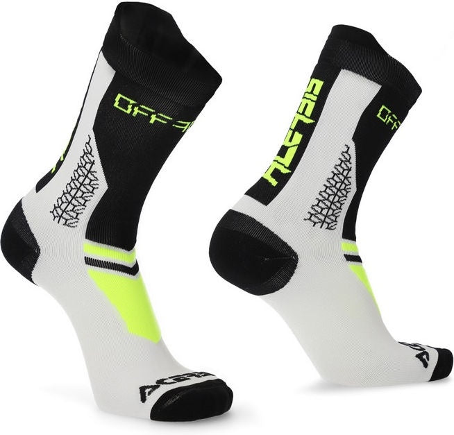 SOCKS MTB TRACK, BLACK/YELLOW