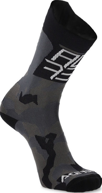 SOCKS MTB TRACK, BLACK/GREY
