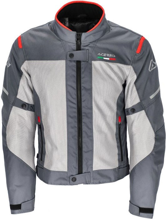 CE ON ROAD RUBY JACKET, GREY/RED