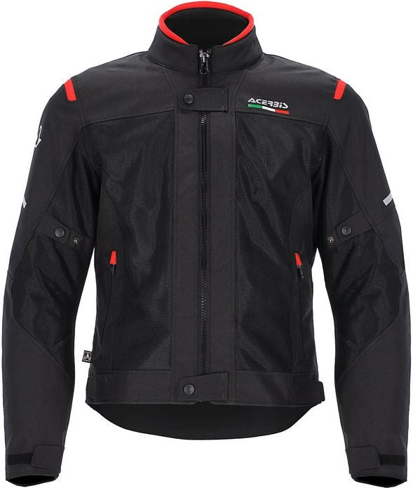 CE ON ROAD RUBY JACKET, BLACK/RED, Size XL
