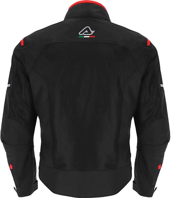 CE ON ROAD RUBY JACKET, BLACK/RED, Size XL