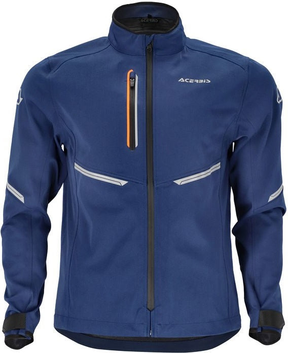 JACKET X-DURO W-PROOF, BLUE/ORANGE