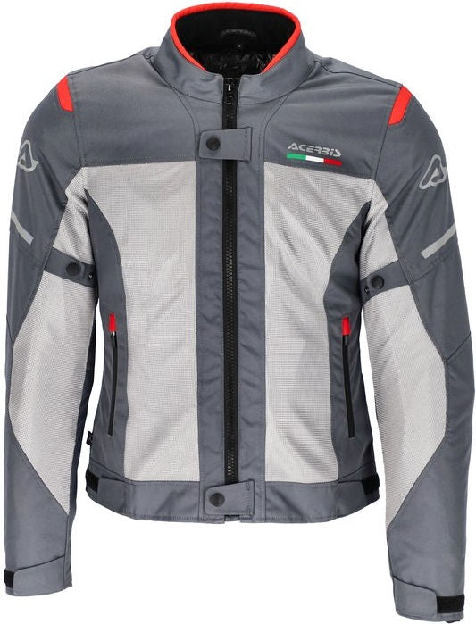 CE ON ROAD RUBY LADY JACKET, GREY/RED