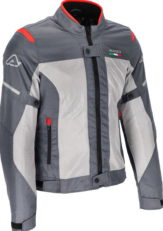 CE ON ROAD RUBY LADY JACKET, GREY/RED