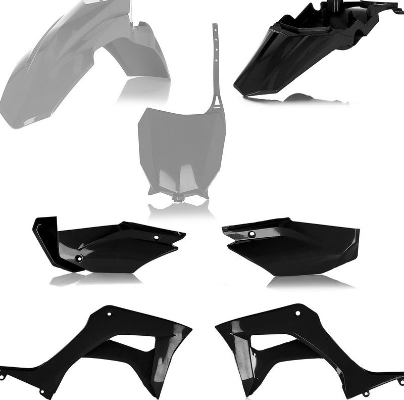 FULL PLASTIC KIT, GREY/BLACK