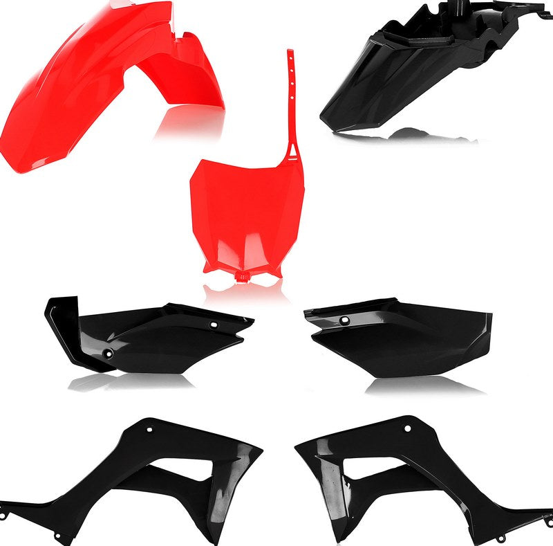 FULL PLASTIC KIT, RED/BLACK