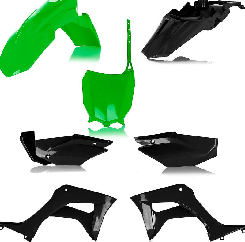 FULL PLASTIC KIT, GREEN/BLACK