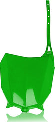 FRONT NUMBER PLATE, GREEN