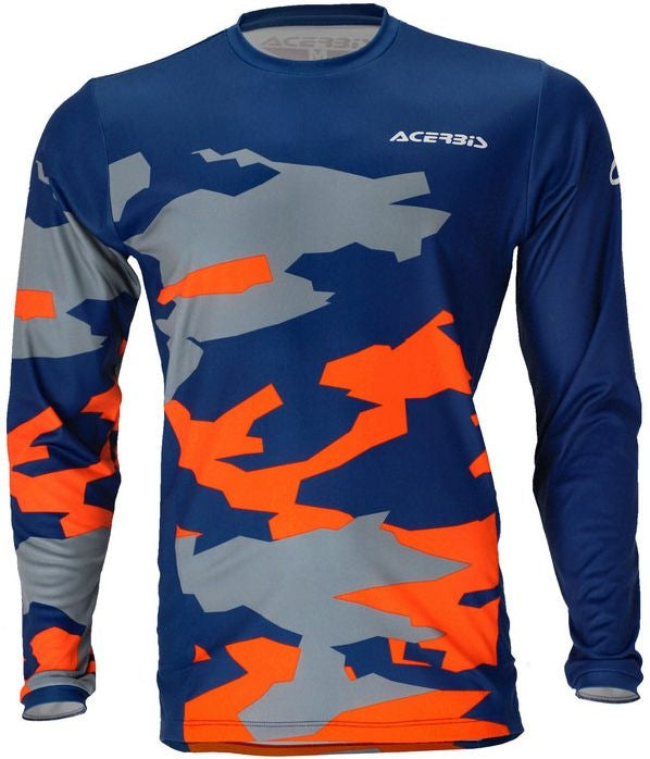 JERSEY X-DURO WINTER, BLUE/ORANGE