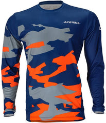 JERSEY X-DURO WINTER, BLUE/ORANGE