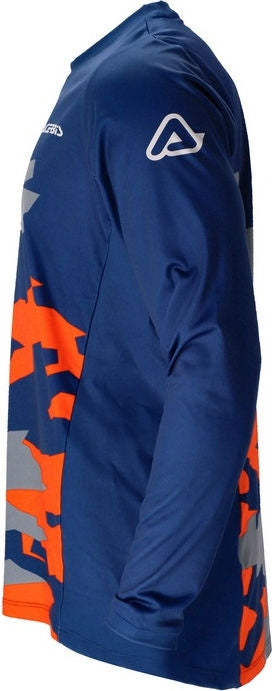 JERSEY X-DURO WINTER, BLUE/ORANGE