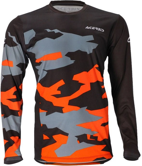 JERSEY X-DURO WINTER, BLACK/ORANGE