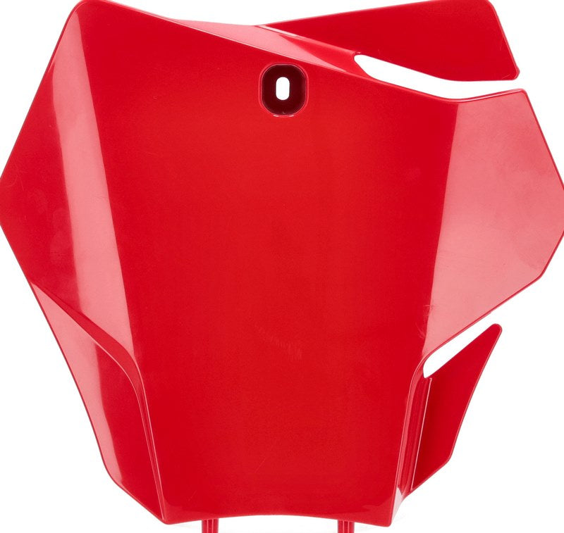 FRONT NUMBER PLATE, RED