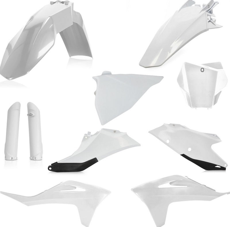 FULL PLASTIC KIT, WHITE/BLACK