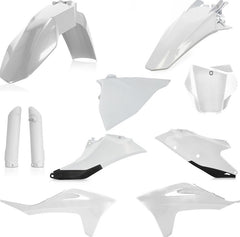FULL PLASTIC KIT, WHITE/BLACK