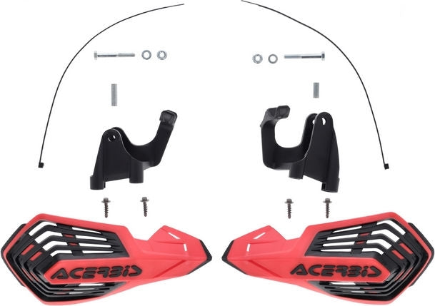 K-FUTURE H HANDGUARDS, RED/BLACK