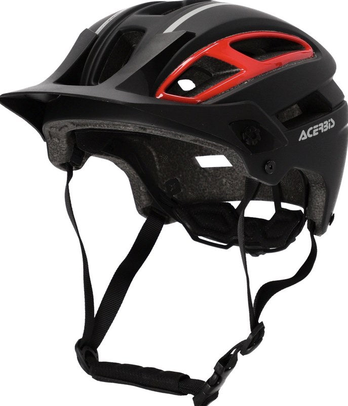DOUBLEP HELMET, BLACK/RED