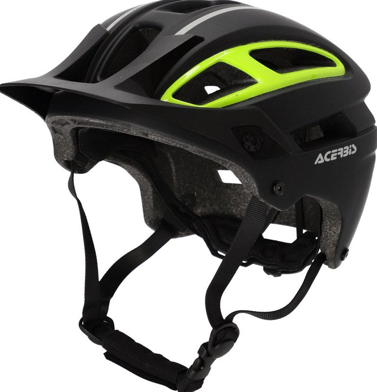 DOUBLEP HELMET, BLACK/FLUO YELLOW