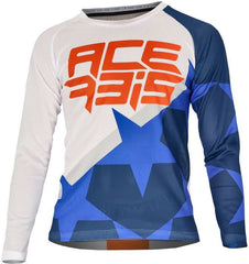 JERSEY MX J-WINDY ONE KID VENTED, BLUE/WHITE