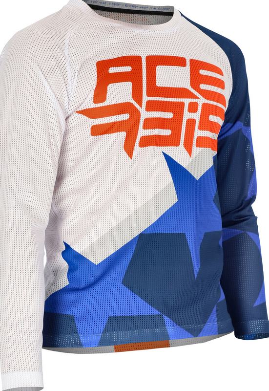 JERSEY MX J-WINDY ONE KID VENTED, BLUE/WHITE