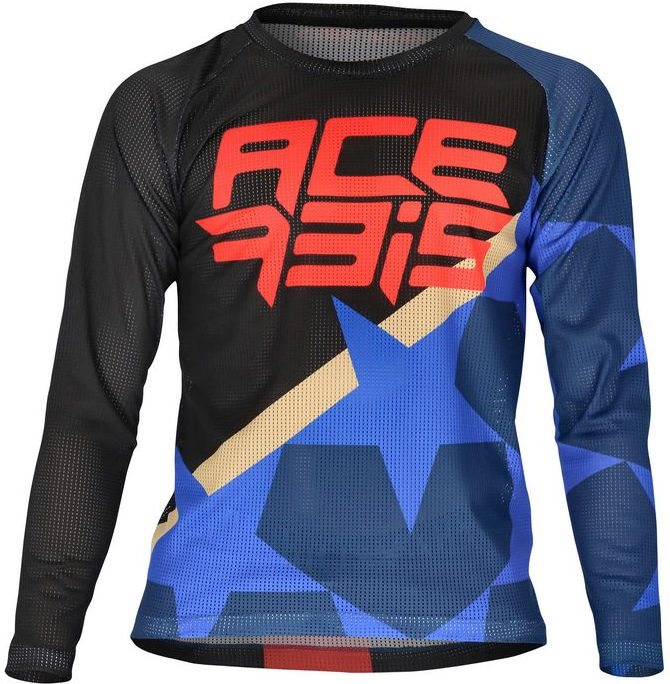 JERSEY MX J-WINDY ONE KID VENTED, BLUE/BLACK