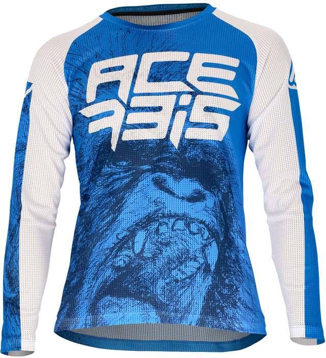 JERSEY MX J-WINDY TWO KID VENTED, BLUE/WHITE