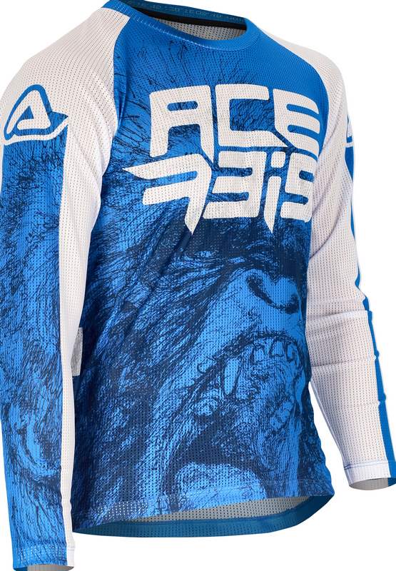 JERSEY MX J-WINDY TWO KID VENTED, BLUE/WHITE