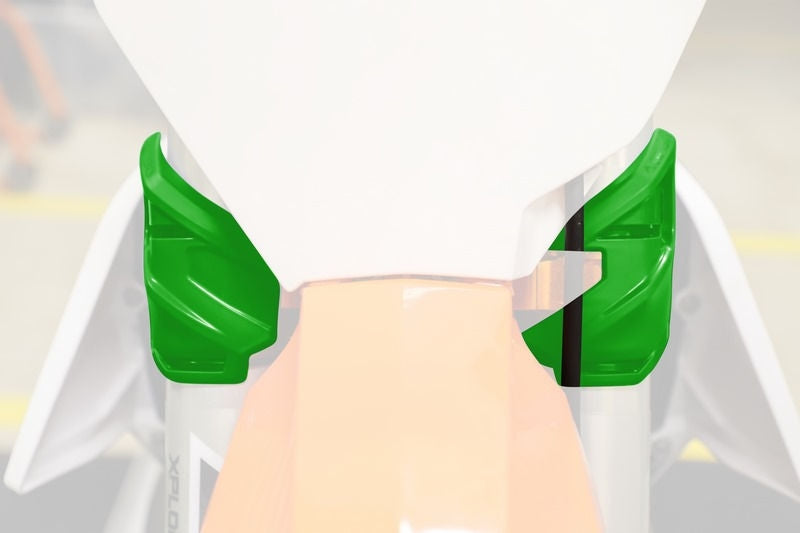 F-ROCK LOWER TRIPLECLAMP COVER, GREEN