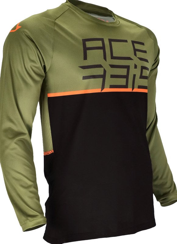JERSEY MTB RAZORCREST, BLACK/GREEN