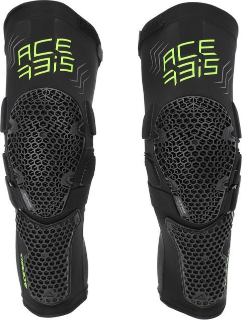 KNEE GUARD MTB KORRY, BLACK/YELLOW