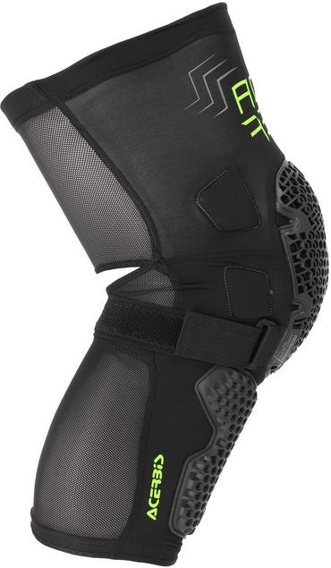 KNEE GUARD MTB KORRY, BLACK/YELLOW