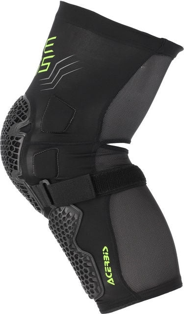 KNEE GUARD MTB KORRY, BLACK/YELLOW