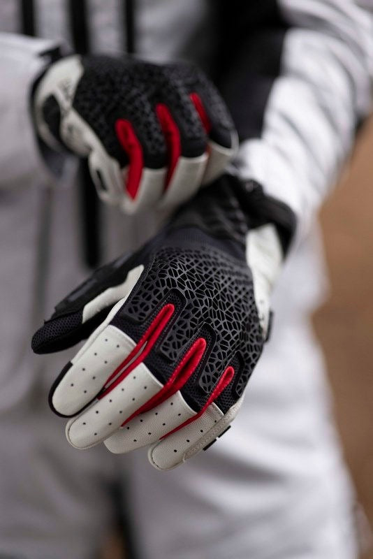 CE CROSSOVER GLOVES, LIGHT GREY