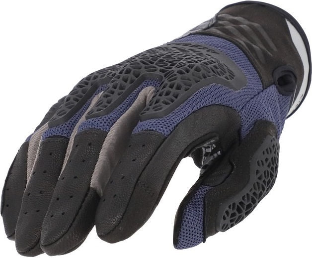 CE CROSSOVER GLOVES, BLUE/GREY