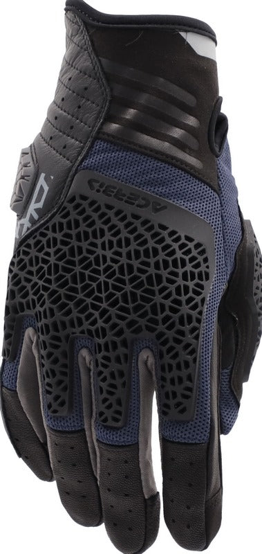 CE CROSSOVER GLOVES, BLUE/GREY