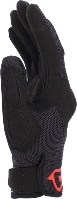 CE PYRAMID GLOVES, BLACK/RED