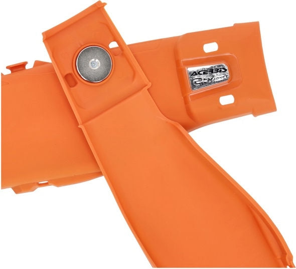 TEKETMAGNET SWINGARM PROTECTION K-H-G, SILVER/ORANGE