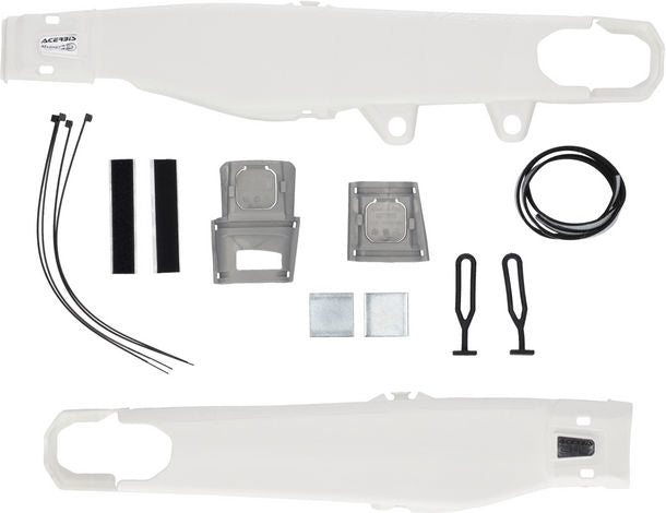 TEKETMAGNET SWINGARM PROTECTION K-H-G, SILVER/WHITE