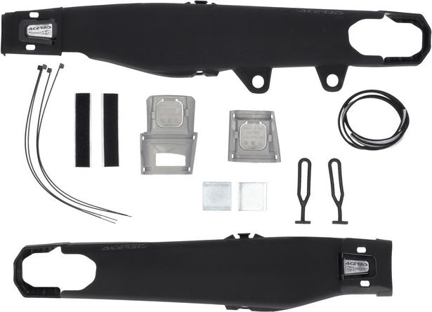 TEKETMAGNET SWINGARM PROTECTION K-H-G, SILVER/BLACK