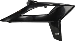 RADIATOR SCOOPS, BLACK