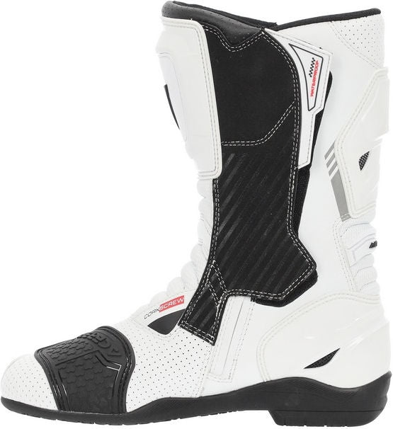 BOOTS CORKSCREW, WHITE