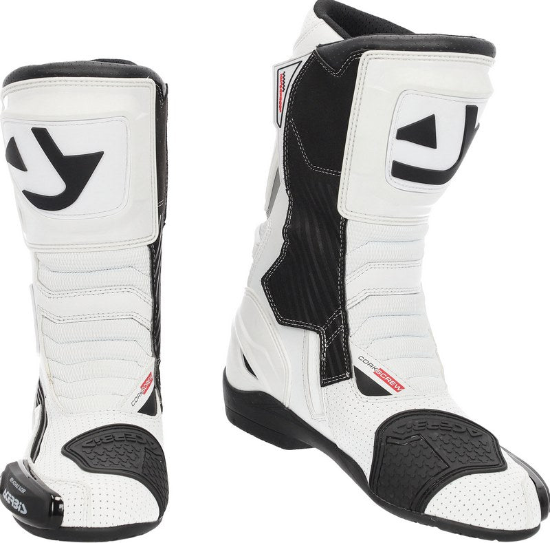 BOOTS CORKSCREW, WHITE