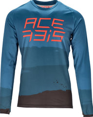 JERSEY MTB FLEX SPEED, BLUE/BLACK