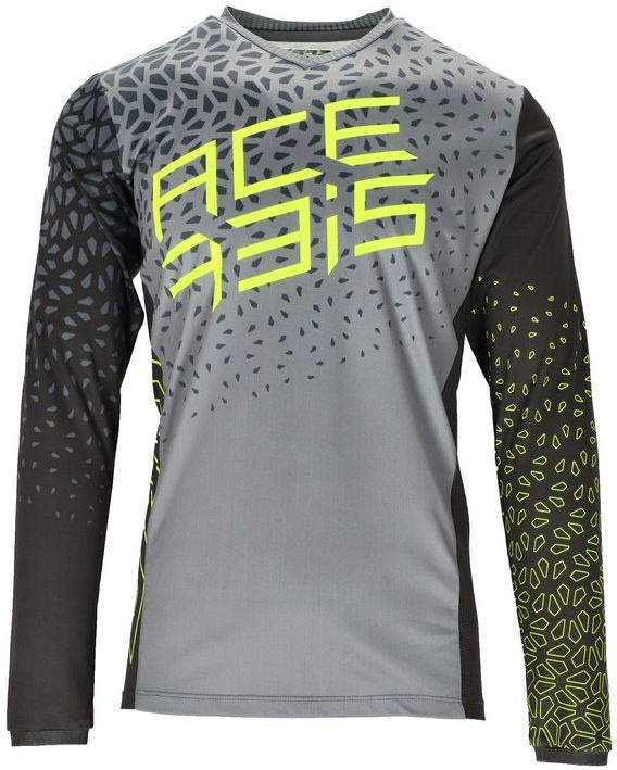 JERSEY MTB WINTERFELL, GREY/YELLOW