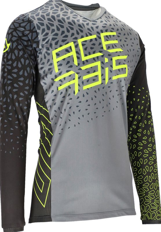JERSEY MTB WINTERFELL, GREY/YELLOW