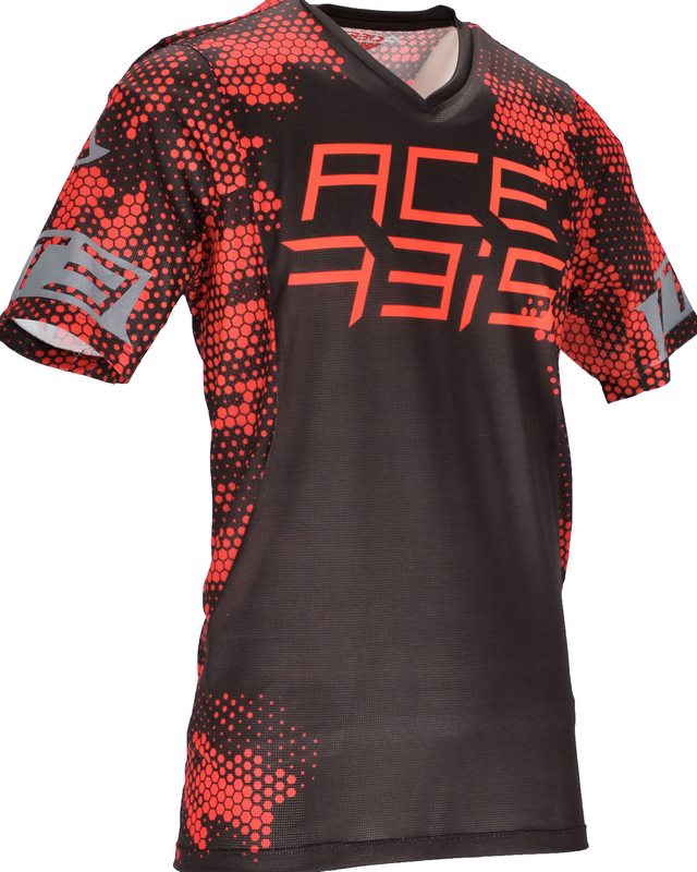 JERSEY MTB DRAKARIS, BLACK/RED