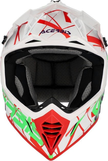 X-TRACK 22-06 HELMET, GREEN/WHITE
