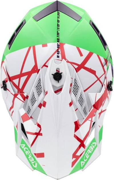 X-TRACK 22-06 HELMET, GREEN/WHITE
