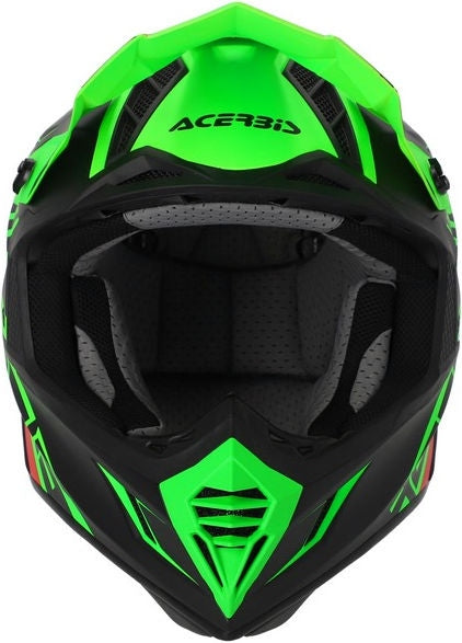X-TRACK 22-06 HELMET, FLUO GREEN/BLACK