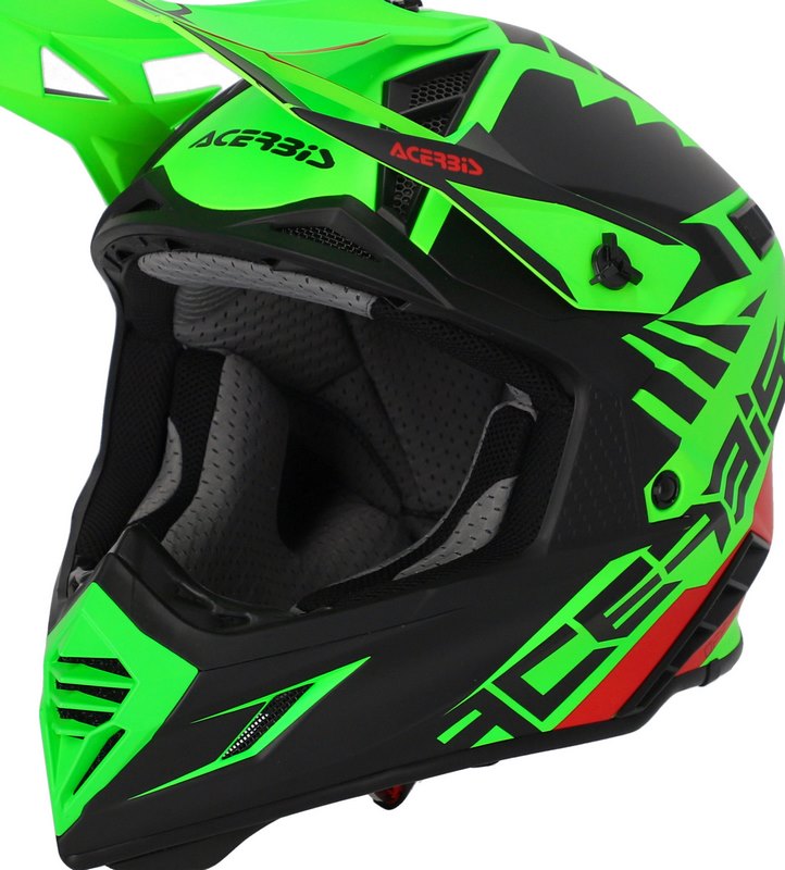 X-TRACK 22-06 HELMET, FLUO GREEN/BLACK